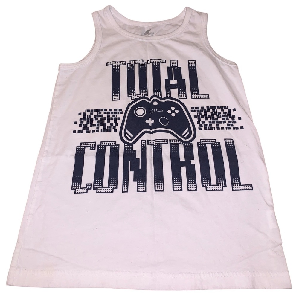 Boys Total Control 🎮 (Gamer) Graphic Tank Size M 7/8
